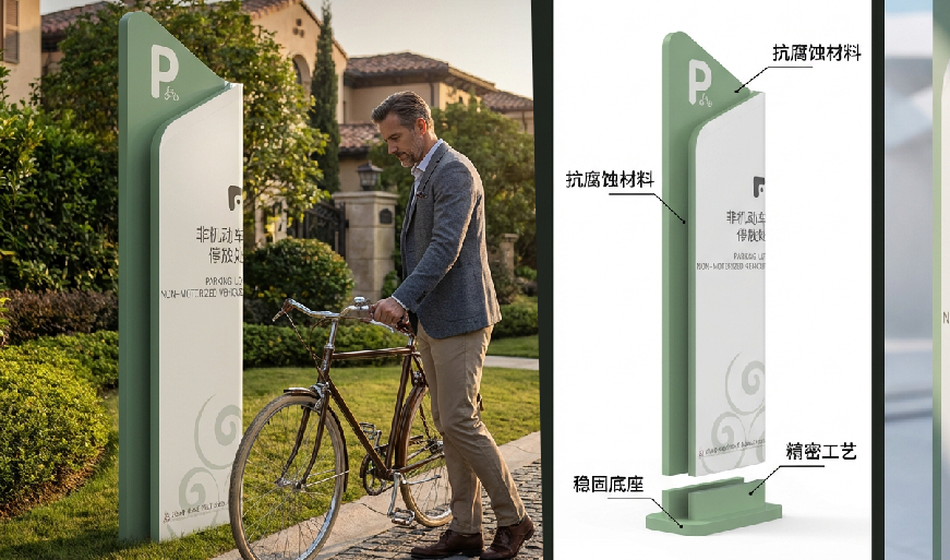 东莞松山湖学校智慧停车系统标识制作安装工程